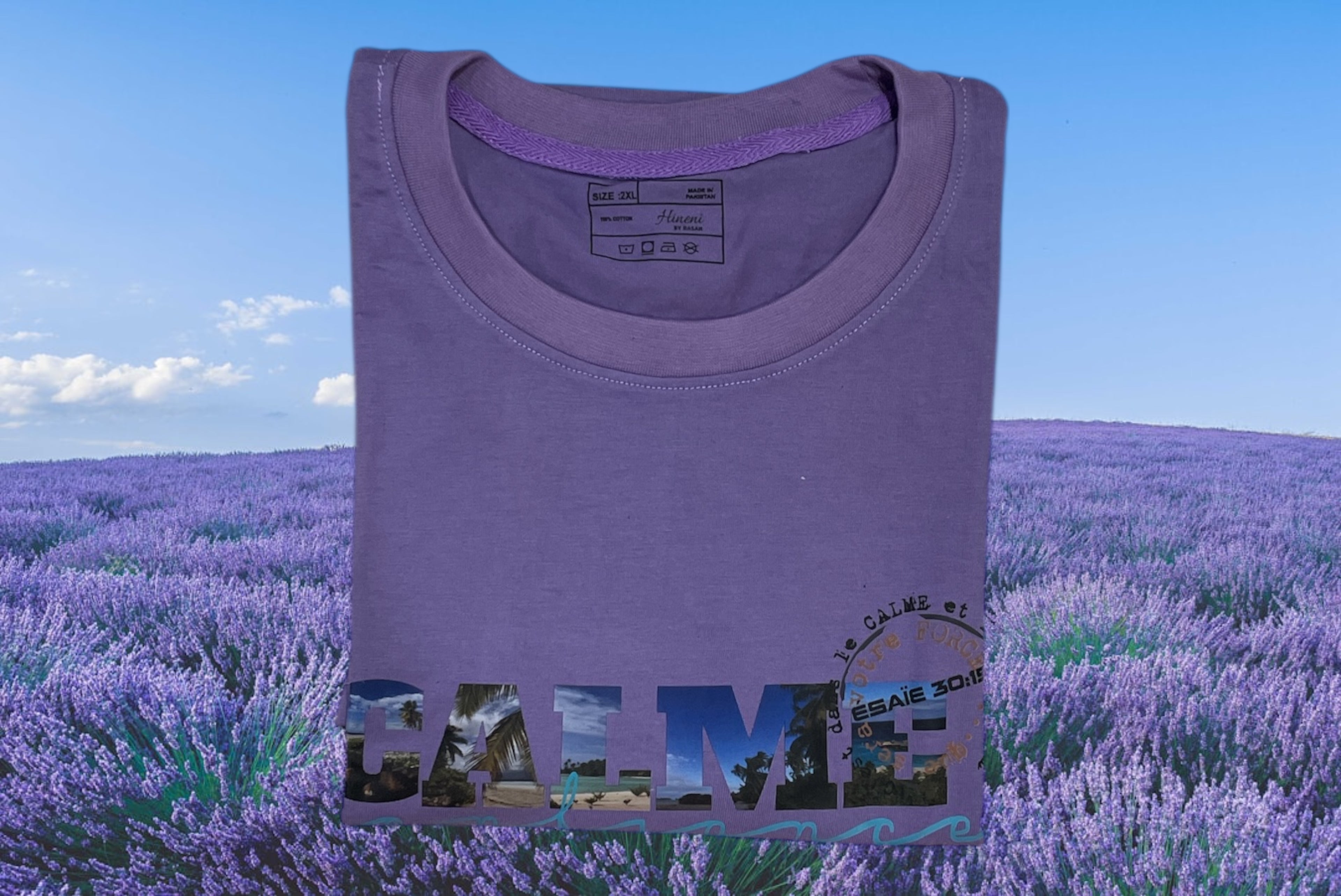 T-Shirt surdimensionné ''Calme, Confiance, Force''