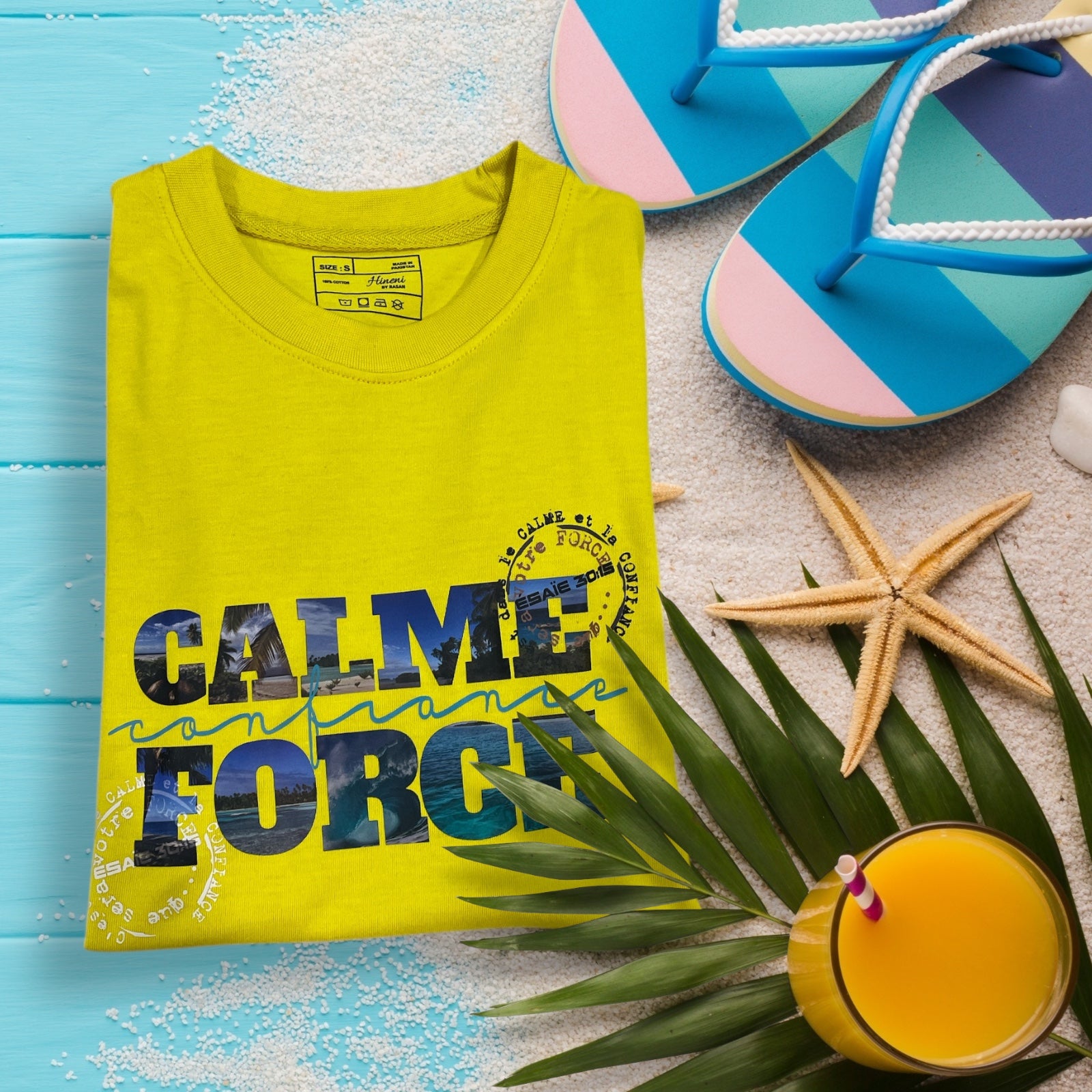 T-Shirt surdimensionné ''Calme, Confiance, Force''