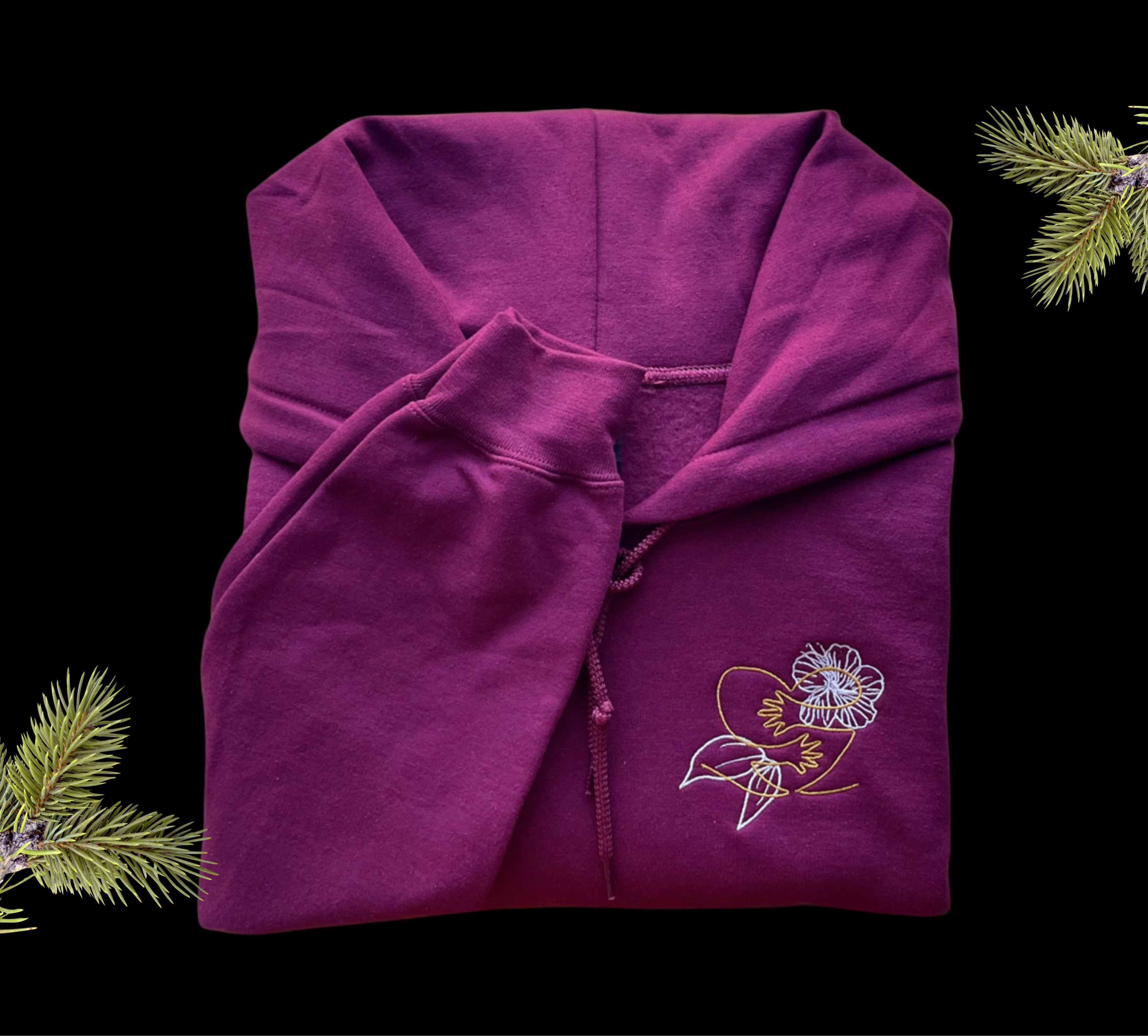 Hoodie Brodé – “Garde ton cœur” | Proverbes 4:23